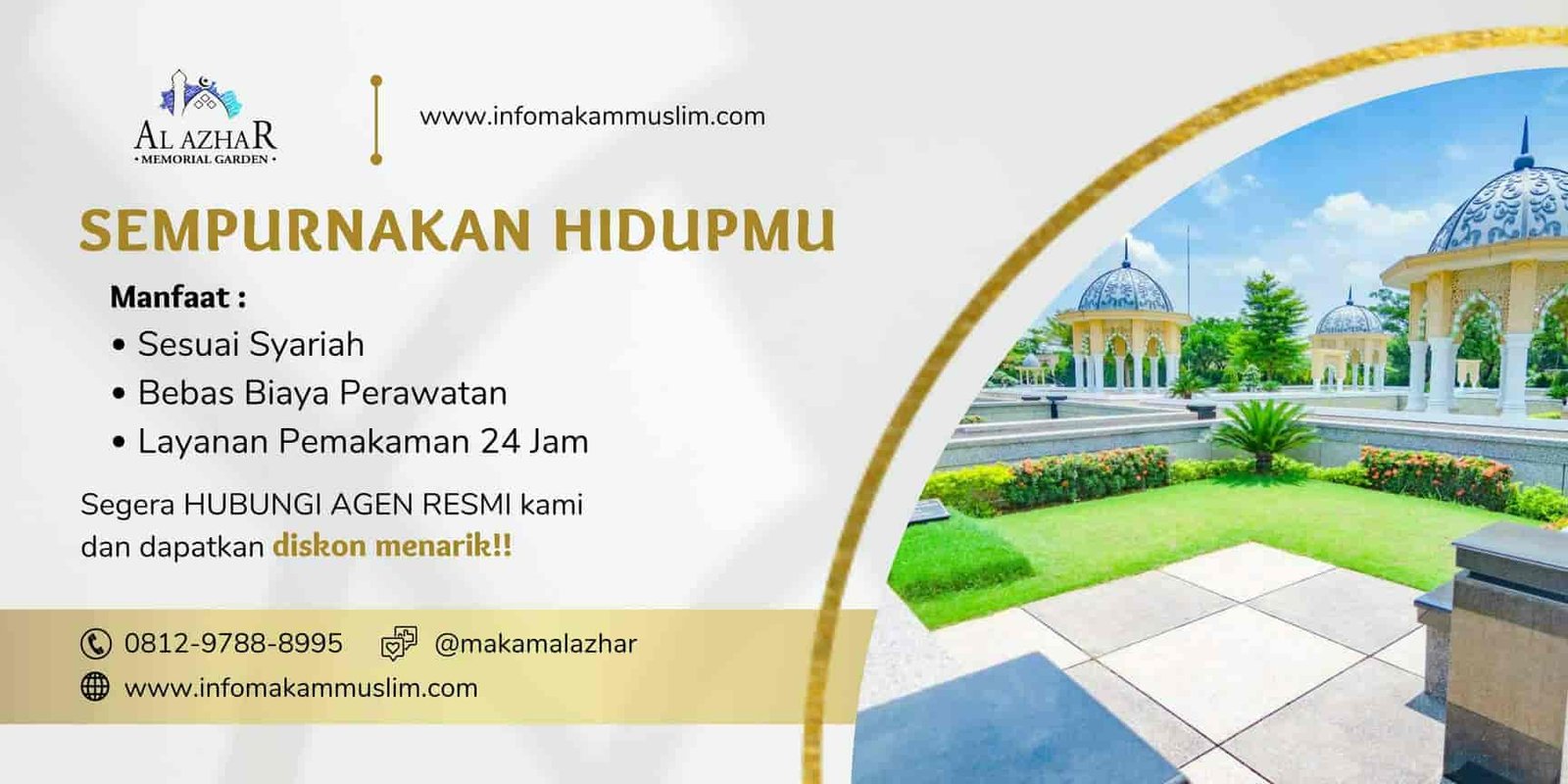 ketenangan hidup bersama Al azhar memorial garden