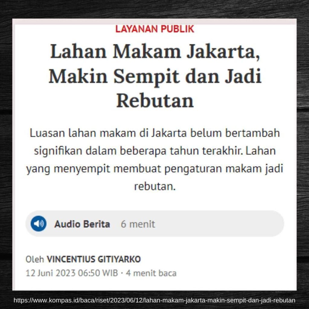 lahan makam jadi rebutan